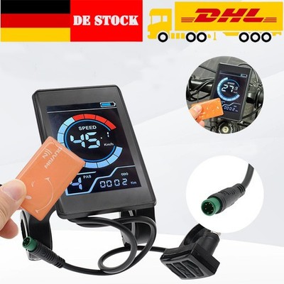Electric Bike 24V/36V/48V X1 Colour LCD Display Control Panel Meter with NFC DE
