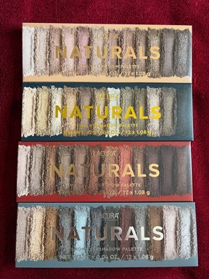 Lot Of 4 Lacura Naturals Eyeshadow Palette Smokey, Two, Three & Intense NIB RARE