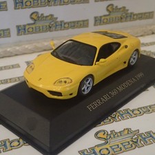 IXO FER017 - 1/43 Scale Ferrari 360 Modena 1999 in Yellow Diecast Scale Model...