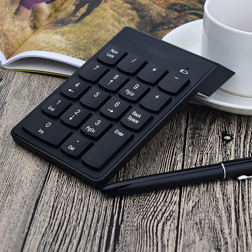 Mini USB Slim Wireless Numeric Keyboard 2.4G 18 Keys Digital Keyboard _dy - Picture 6 of 9