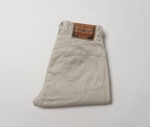 Men Diesel Jeans White Cotton 30 / S / 44