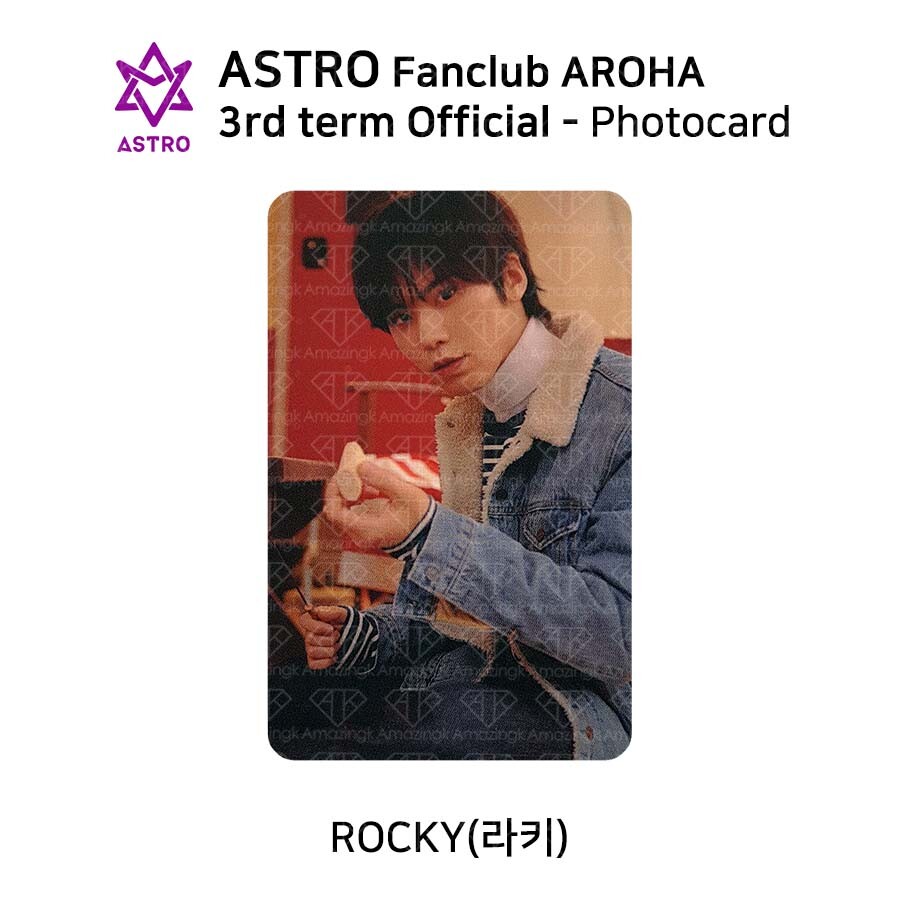 ASTRO FANCLUB AROHA 3rd Term Kit Official Goods Photocard