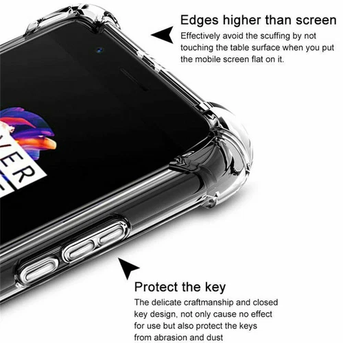 Stoßfeste klare TPU Handyhülle Abdeckung für OnePlus 9 8T Nord 8 7T 7 Pro 6 6T 5T 3 - Bild 3 von 54