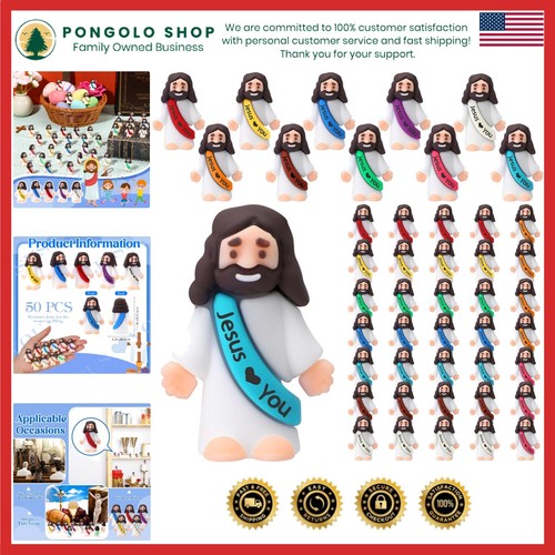 Celebrate Easter with 50 Mini Jesus Dolls - Colorful Party Supply Essentials