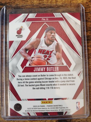 2023-24 Panini Phoenix Jimmy Butler Paragon #11 Miami Heat