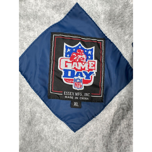 Chaqueta de lluvia vintage NFL Dallas Cowboys Game Day para hombre XL cortavientos - Imagen 4 de 12