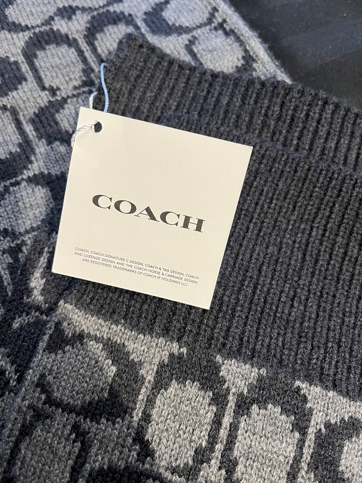 COACH Signature Wool Scarf - Rrp £120 image 3