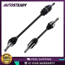 2x Front Left and Right CV Axle Shafts for 2009 - 2016 2017 2018 Toyota Corolla