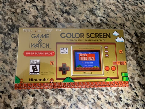 Super Mario Bros Game And Watch 2020 35th Anniversary Nintendo NEW IN HAND!