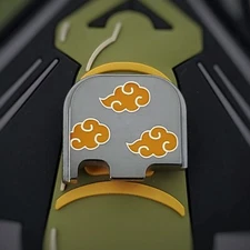 Titanium Glock back plate fits 43, 43X, 48  - Anime design V1