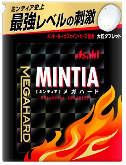 Asahi MINTIA Mega Hard 50 tablets (1/ 4 / 24 Packs) - The