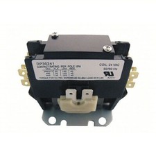 SUPCO Contactor, 1.5 Pole, 24V, 30A: Fits Supco Brand, DP30241