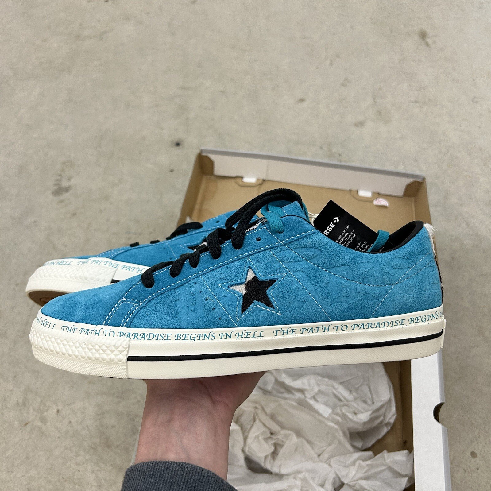 Converse Cons X Paradise Sean Pablo One Star Pro Rapid Teal Mens Size 9.5
