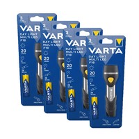 4X Varta Taschenlampe Led Day Light Multi Led F10 Inkl. 1X Aa Batterien 16631
