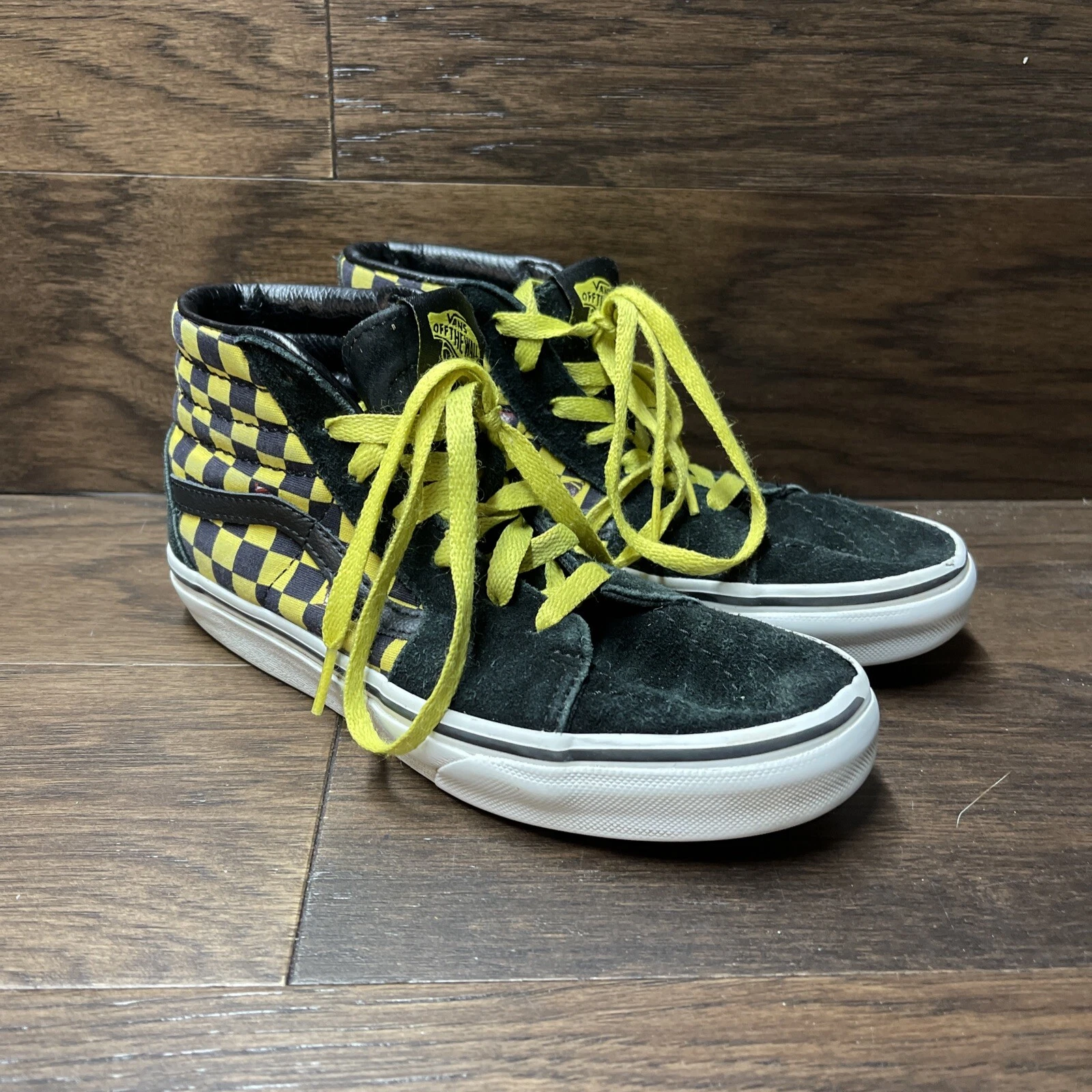VANS Furgoni Fuori Muro Dov'è Waldo Bambini Taglia 3 Nero e Giallo