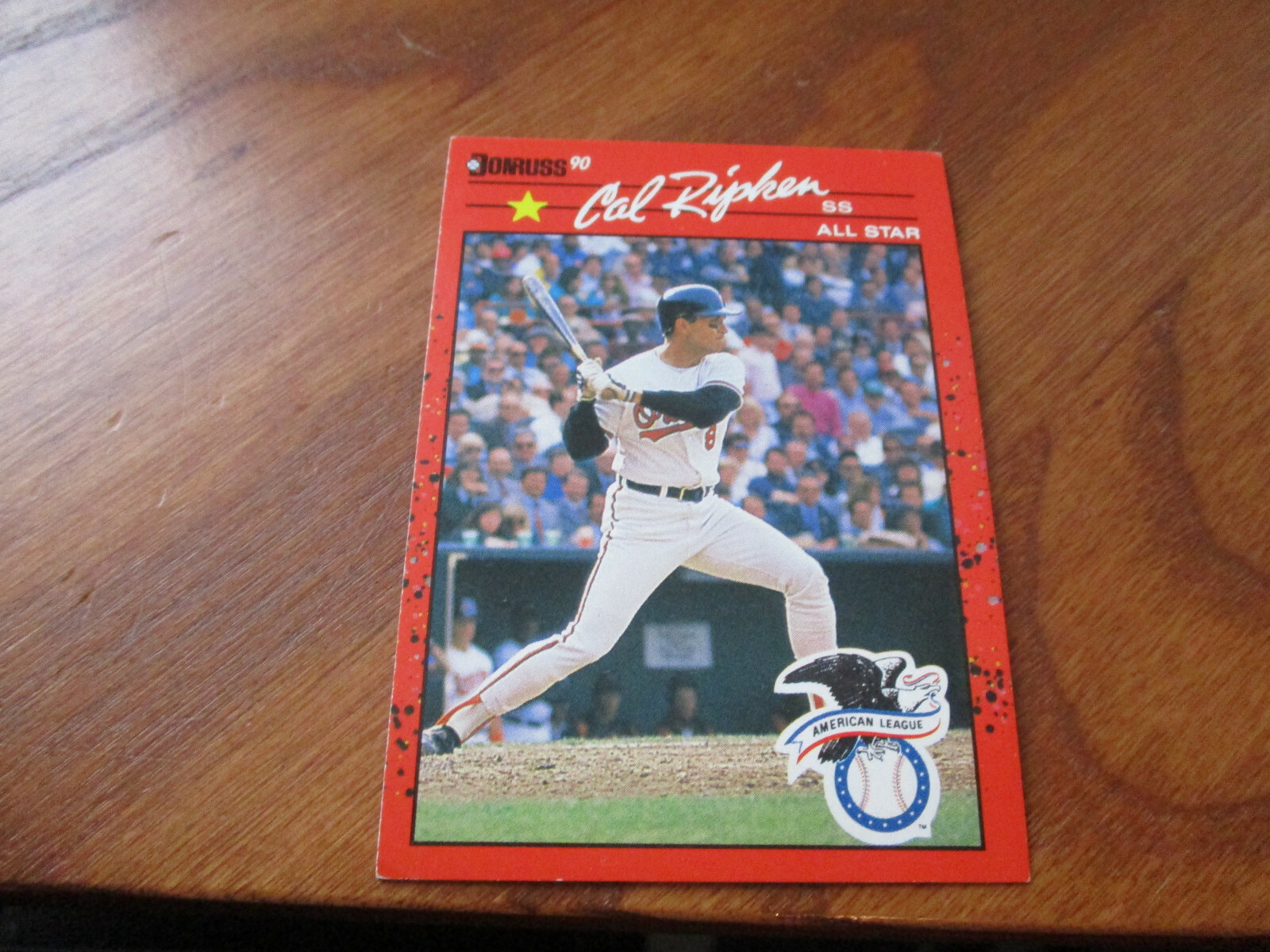 cal ripken (baltimore orioles - ss) 1990 donruss ALL-STAR Card #676 nr ...