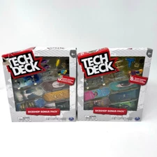 Two Tech Deck SK8Shop Bonus Packs Includes 12 Boards Toy Machine & April Sets