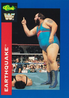 Earthquake 1991 Classic WWF Superstars Card #75 WWE All Japan Pro