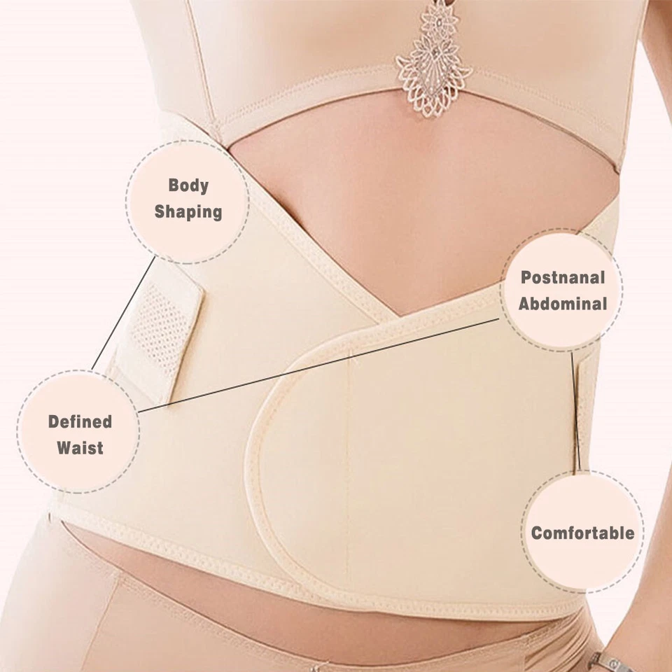 After Pregnancy Postpartum Recovery Postnatal Birth Support Belt Belly Wrap Band - image 4 of 4