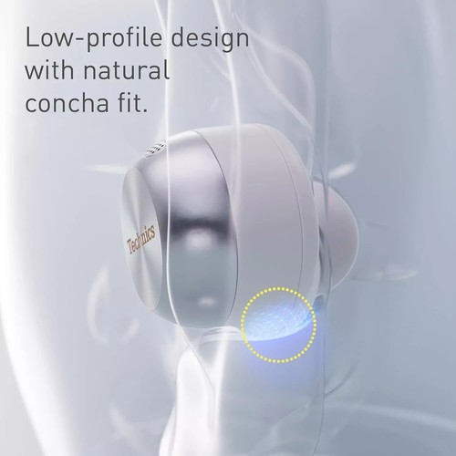 Technics EAH-AZ100 Silver & Black Wireless Earbuds - Dolby Atmos Support - ANC - Picture 2 of 41