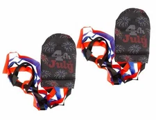 Treasure Co Trio 4th of July Fireworks Windsock, 2 Pk, 48" Outdoor Hanging Decor