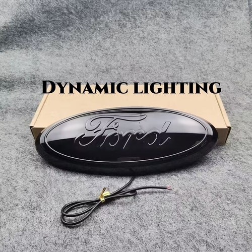 9 inch White LED Dynamic Light Grille Emblem Badge For Ford Ranger Edge ...