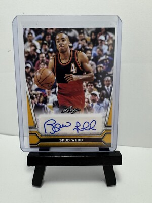 Spud Webb 2021 Leaf BA-SW1 Multi-Sport Auto  Autograph Signed 