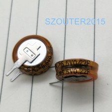 2Pcs 5.5V 0.22F V type Supercapacitor 0.22F 5.5V Farad Capacitor New