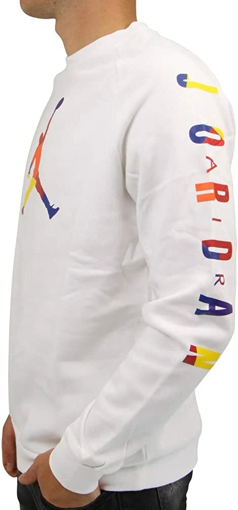 AUTHENTIC NIKE AIR JORDAN RIVAL CREW SWEAT SHIRT AV0044 100