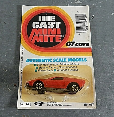 Mini Mite GT Cars ~ Gordy International No.937 ~ 1979 issue ~ NOS Red Ferrari - Picture 2 of 6