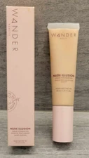WANDER BEAUTY Nude Illusion Liquid Foundation TAN/BRONZE 1oz/30mL FULL SZ $40