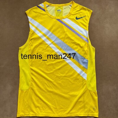 Nike Rafa Nadal 2007 US Open Sleeveless Crew Tennis Shirt Cage Aeroreact  Federer