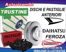 DISCHI E PASTIGLIE ANTERIORI DAIHATSU FEROZA 1.6 16V 63KW DAL 1989 IN POI