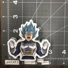 Dragon Ball Z Vegeta Adult Humor Skateboard Guitar Phone Sticker /Decal Mat11