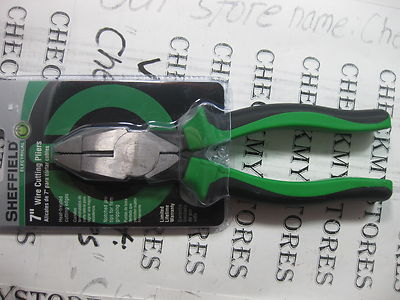 NEW Sheffield 58557 7 Inch Wire Cutting Pliers Short Jaws ( New )