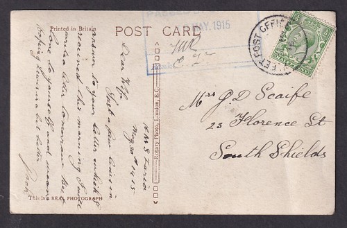 GB WW1 1914-18 Maritime SHIP CENSOR POSTMARKS Covers + PPCs Naval..PRICED SINGLY - Picture 28 of 31