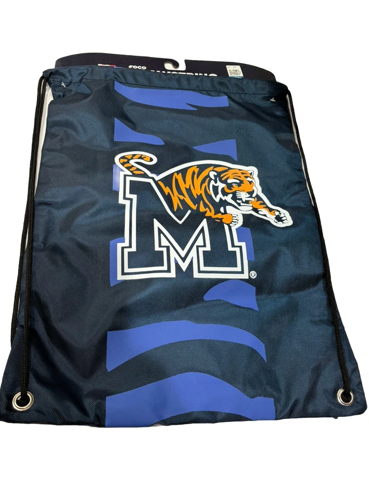 Memphis Tigers на шнурке сумка с короткими ручками рюкзак NCAA футбол навсегда лицензированная сумка новый! - Изображение 2 из 4