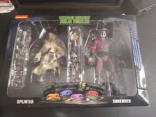 NECA TMNT Splinter Shredder 2 Pack