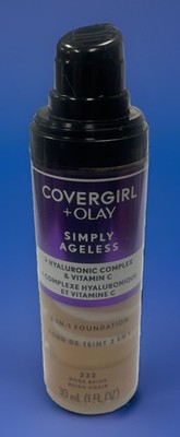 COVERGIRL+Olay Simply Ageless 3-in-1, 1 Fl Oz 232 Nude Beige Read!!