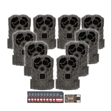 Stealth Cam Browtine 16MP Trail Camera 32GB SD Card Card Reader 10 Pack Hunting
