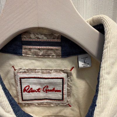 Robert Graham Men's L Pearl Snap Corduroy long sleeve Classic Fit