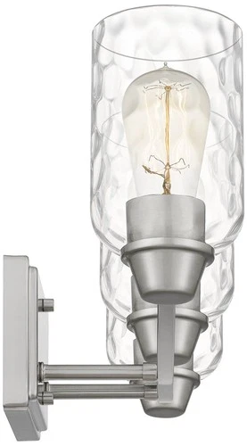 Quoizel Acacia 21 1/2" Wide Brushed Nickel Bath Light - Picture 5 of 7