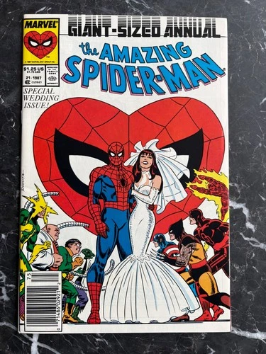 Amazing Spider-Man Giant Sized Annual #21 (1981) Peter and MJ Wedding VF/NM 9.0