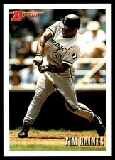 Tim Raines 1993 Bowman #499 White Sox MLB READ FREE SHIPPING AutographDen