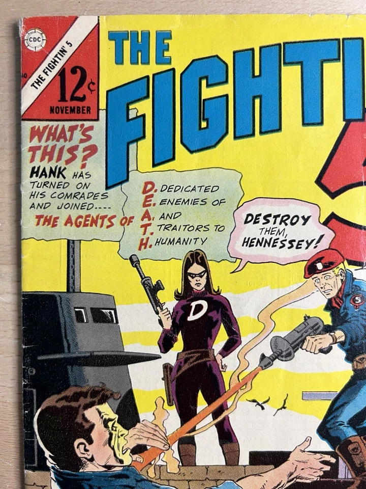 Fightin' Five # 40 1966. First appearance of The Peacemaker Eb8 - Image 2 of 4