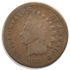 1873 Indian Head Penny Cent Good (G) Details