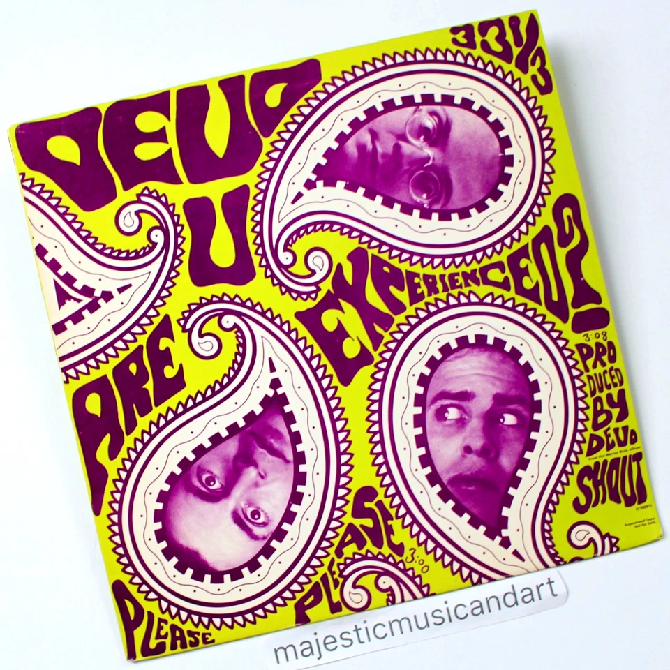 ORIGINAL 1984 PROMO DEVO JIMI HENDRIX ARE YOU EXPERIENCED 12" VINYL EX RARE - Image 2 of 4