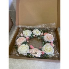 Set-of-5 Flower Wreaths for Door Hook, Decoration, Seasonal, Spring Decor