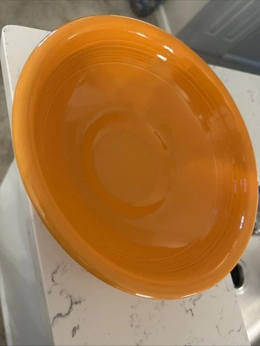 Fiesta Footed Bowl Pedestal 9.5" Tangerine Orange Fiestaware