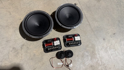 USED Hertz MPK1653 6.5 inch Two-Way Car Audio Speaker Component System - Black